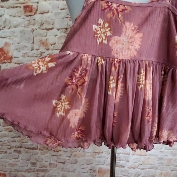 New Free People Melbourne Ruffle Ribbed Tank - Picture 4 of 6